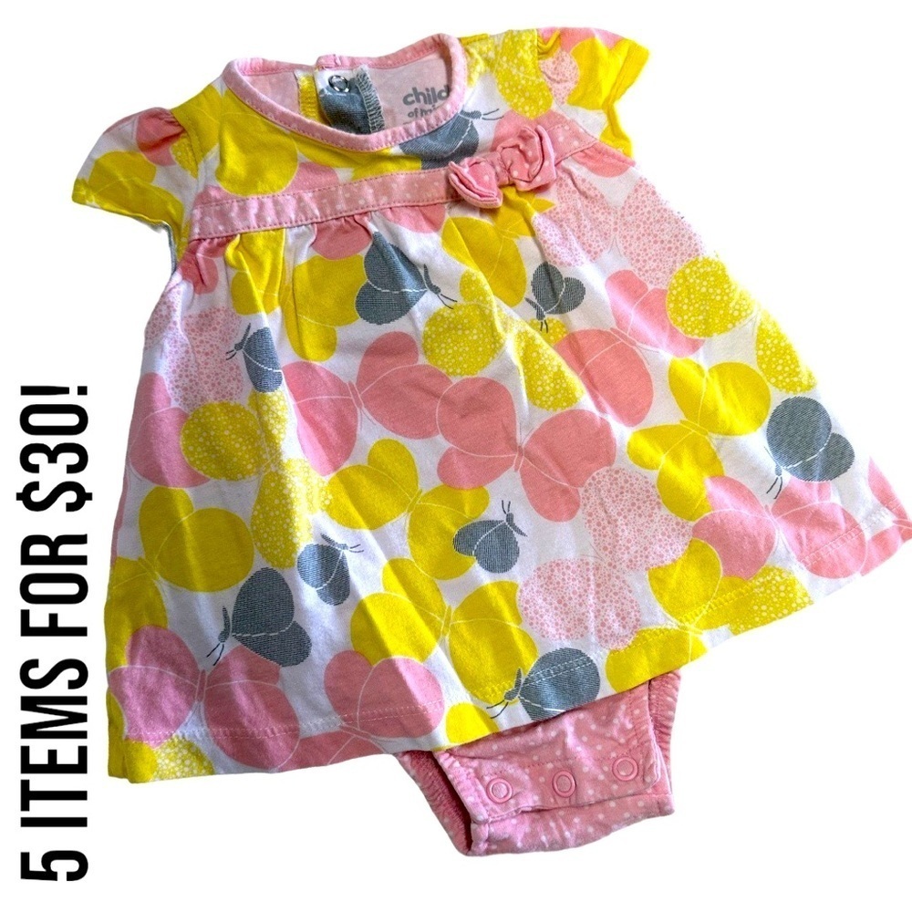5/$30 Carter’s 3-6 Months Dress Romper Baby Girl